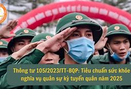 Tiêu Chuẩn Nghĩa Vụ Quân Sự Năm 2025